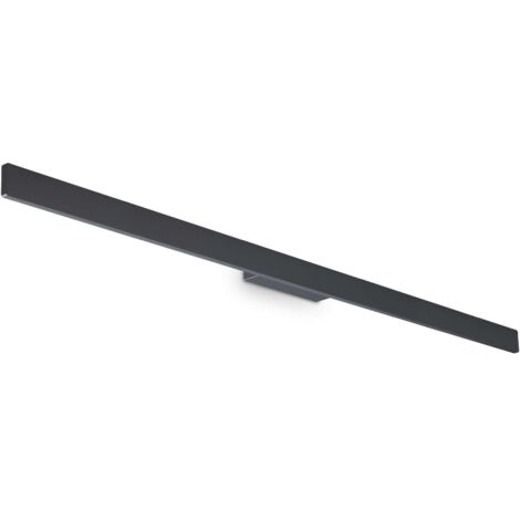 Applique Da Parete Contemporaneo Linea Alluminio Grigio Led 23W 3000K Ip54
