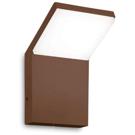 Applique Da Parete Contemporaneo Style Alluminio Coffee Led 9W 3000K Ip54
