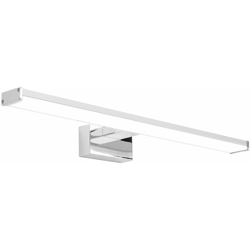 Image of Toolight - applique da parete del bagno APP368-1W cromo 8W 40CM led 1-PUNTI luce 40X12X4,5CM - cromo