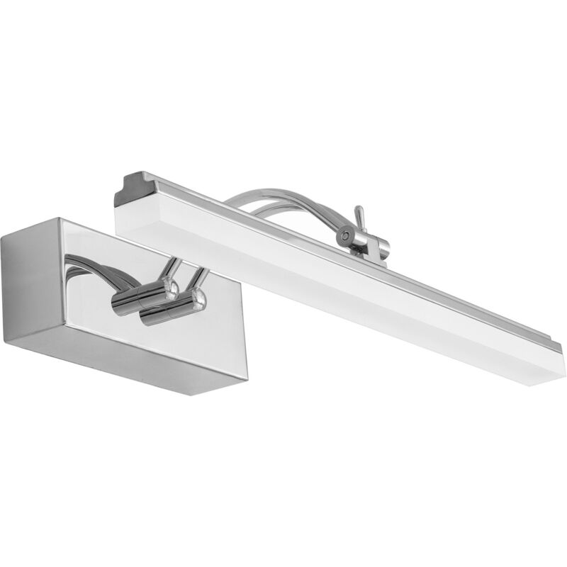 Image of Toolight - applique da parete del bagno APP372-1W cromo 9W 40CM led 1-PUNTI luce 39X18,5X6CM - cromo