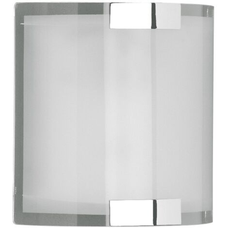 Applique da parete DIVO argento/bianco E14 20cm Trio