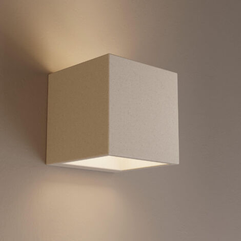 BARCELONA LED Applique da parete in cemento "Runt" - Up & down - 1 x G9