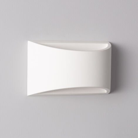 Applique da Parete in Gesso Fosty Bianco