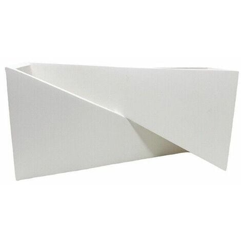 Applique da parete in gesso rettangolare  doppia emissione attacco lampadine G9