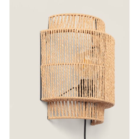 Applique da Parete in Rattan Kirito  Naturale