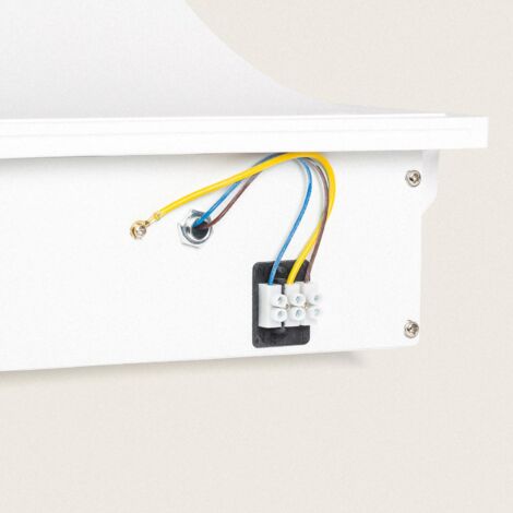 Applique da Parete Integrazione Cartongesso per Lampadina LED E14 Foro 313x253 mm Bianco
