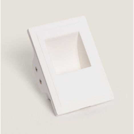 Applique da Parete Integrazione Cartongesso per Lampadina LED GU10 Foro 103x148 mm  Bianco