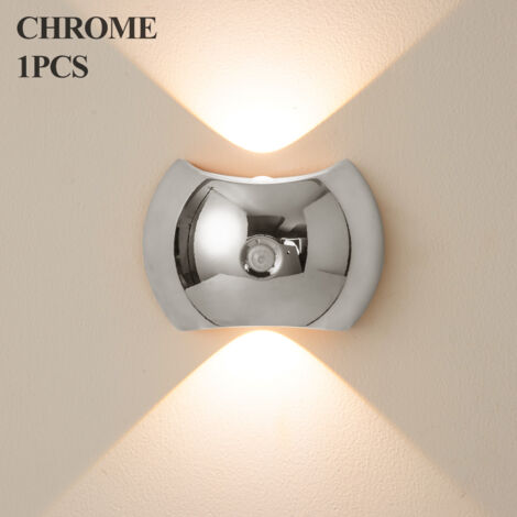 Applique da parete intelligente con sensore, applique magnetica ricaricabile, lampada da comodino, luce da corridoio USB, luce notturna regolabile, applique per scale, illuminazione ambientale per pat