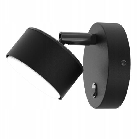 Applique da parete Lampada da soffitto Faretto Nero GX53 Lampada LED polacca