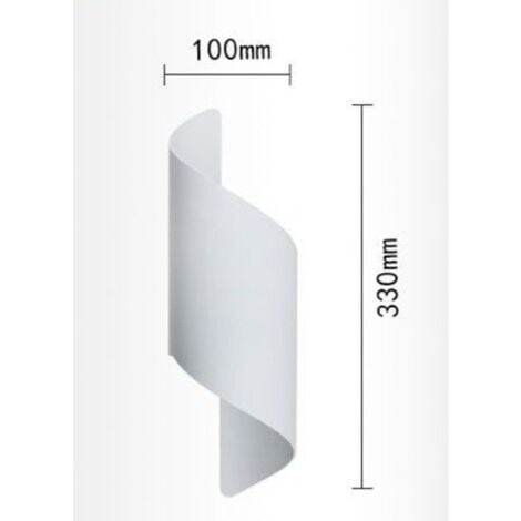 Applique da parete led G9 doppia luce lampada a muro nero bianco design moderno per camera soggiorno bagno  Bianco
