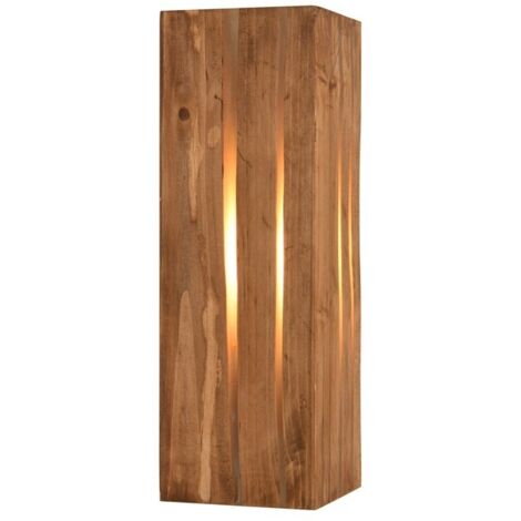 Applique da parete legno chiaro 1xE14 10W Trio Karuni