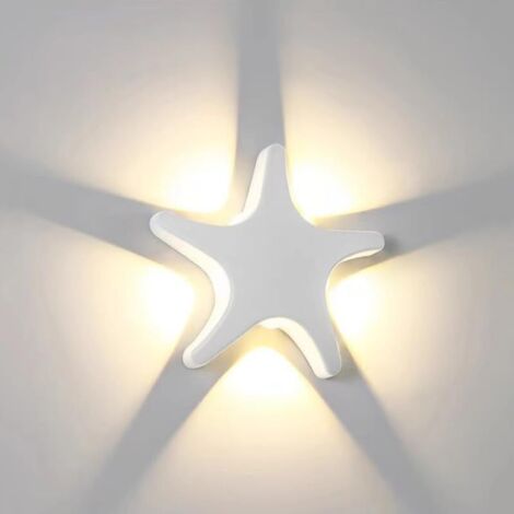 Applique da parete moderna e minimalista per esterni, illuminazione da parete per esterni, 220 V, 5 W, luce bianca
