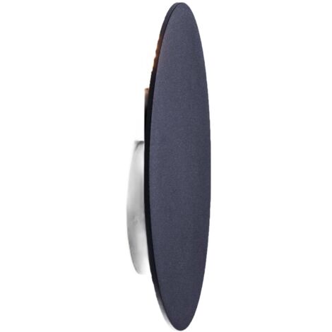 Applique da parete moderna rotonda nera G9 Kaja REGA K-4636