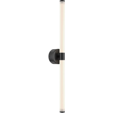 Applique Da Parete Moderno Axis Alluminio Nero Luce Led 16W
