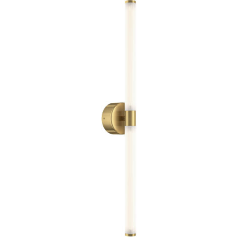 Applique Da Parete Moderno Axis Alluminio Oro Luce Led 16W