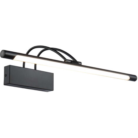 Applique Da Parete Moderno Finelli Metallo Nero 1 Luce Led 12,1W