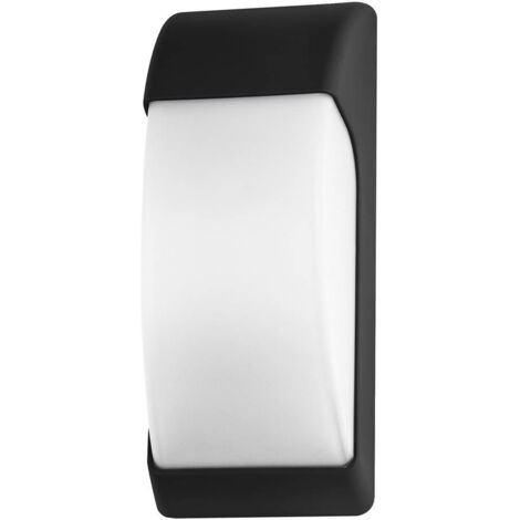 Applique da parete Opole opaco Black Bianco 1x max.12W IP65 B: 13 cm H: 32cm