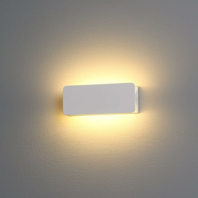 Image of Applique da parete orientabile 4W 3000K LED bianco caldo Applique da parete per interni Applique da parete Up Down Illuminazione da parete per