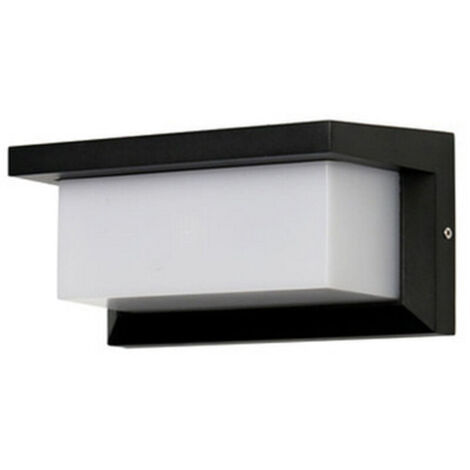 Applique da parete per esterni 3000K, applique da parete a LED per esterni in alluminio Combuh, IP65 impermeabile, antracite, illuminazione decorativa per cortile, giardino, terrazza, vicino al muro, 