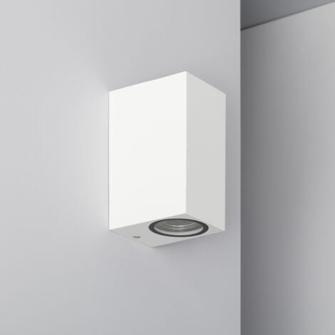 LEDKIA Alluminio Illuminazione Doppia Luce Miseno Bianco