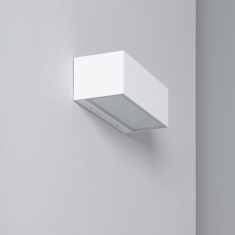 Applique da Parete per Esterni LED 18W Alluminio Illuminazione Doppia Luce CCT Selezionabile Gropius Bianco