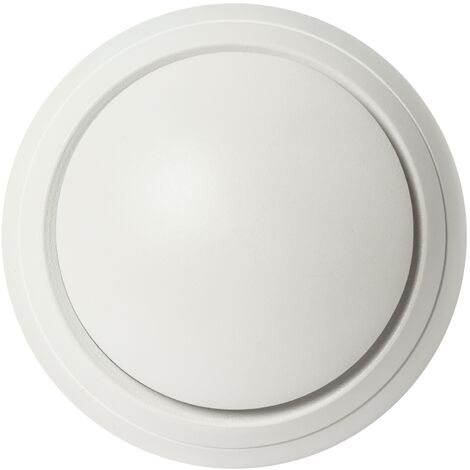 Applique da esterno alluminio bianca led 9w 3000k bice ip54 - 6725