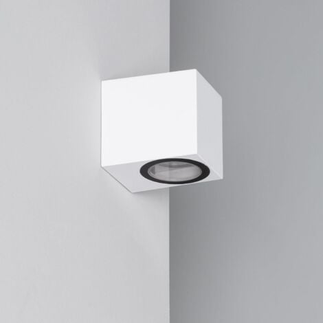 LEDKIA Applique da Parete per Esterni Miseno Bianco Bianco