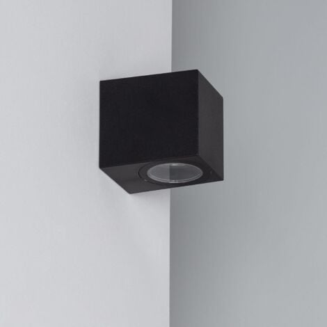 Applique da Parete per Esterni Miseno Nero  Nero
