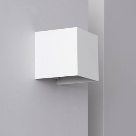 LEDKIA Applique da Parete per Esterno LED 6W Doppia Luce New Eros Bianco Bianco Naturale 4000K