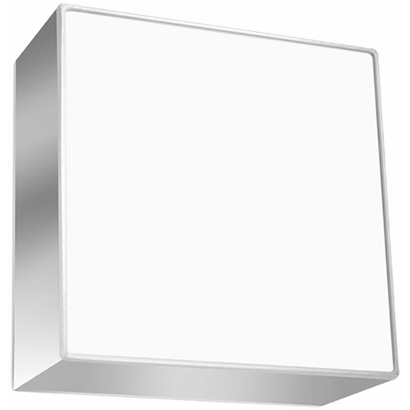 Image of Etc-shop - Applique da parete per interni moderno grigio illuminazione da parete faretti da parete Lampada in pvc tromba delle scale in acciaio,