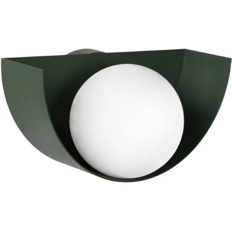 Applique da parete verde sfera bianca BENNI 1xG9 28W Lucide