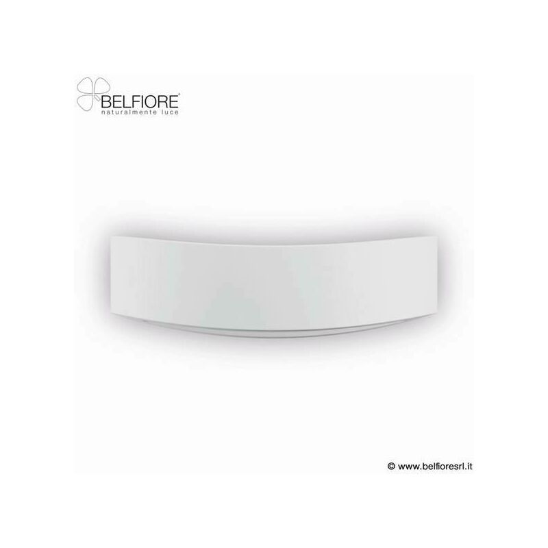 Image of Belfiore - applique da pitturare e personalizzare in gesso/ceramica attacco e27 1x52w 2604b108.41.ct