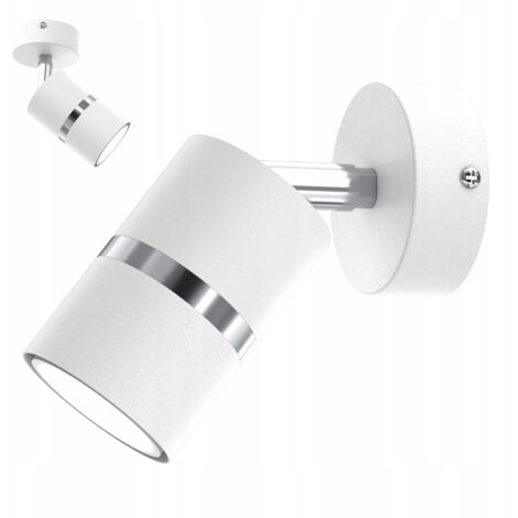 Applique da soffitto bianco cromato mobile LED GU10 lampada polacca