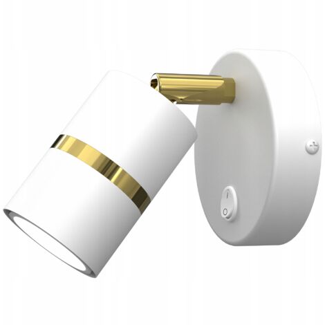 Applique da soffitto bianco oro mobile LED GU10 lampada polacca