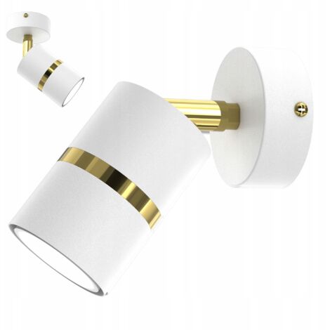 Applique da soffitto bianco oro mobile LED GU10 lampada polacca