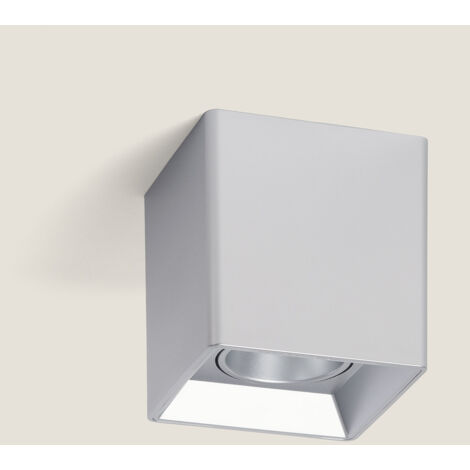 Applique da Soffitto Jaspe Bianco  Argento