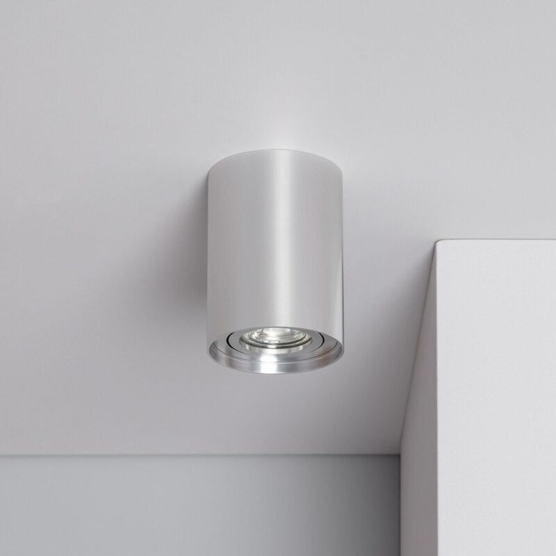 Image of Ledkia - Applique da Soffitto Alluminio Quarzo Argento Argento