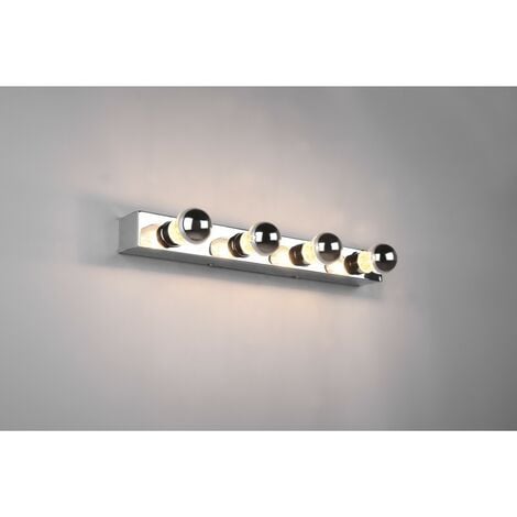 Applique Bagno Specchio Vintage Luce da Specchio da Bagno Decorazione  Artistica in Resina Europea e Americana Luce Frontale a Specchio a LED  Villa Bagno di casa(Color:Warm Light,Size:68cm) : : Illuminazione