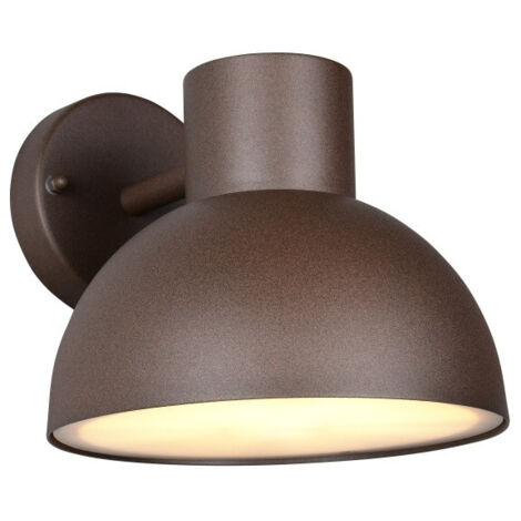 Applique de jardin, Applique outdoor IP44 Elbe Marron en Metal, TRIO