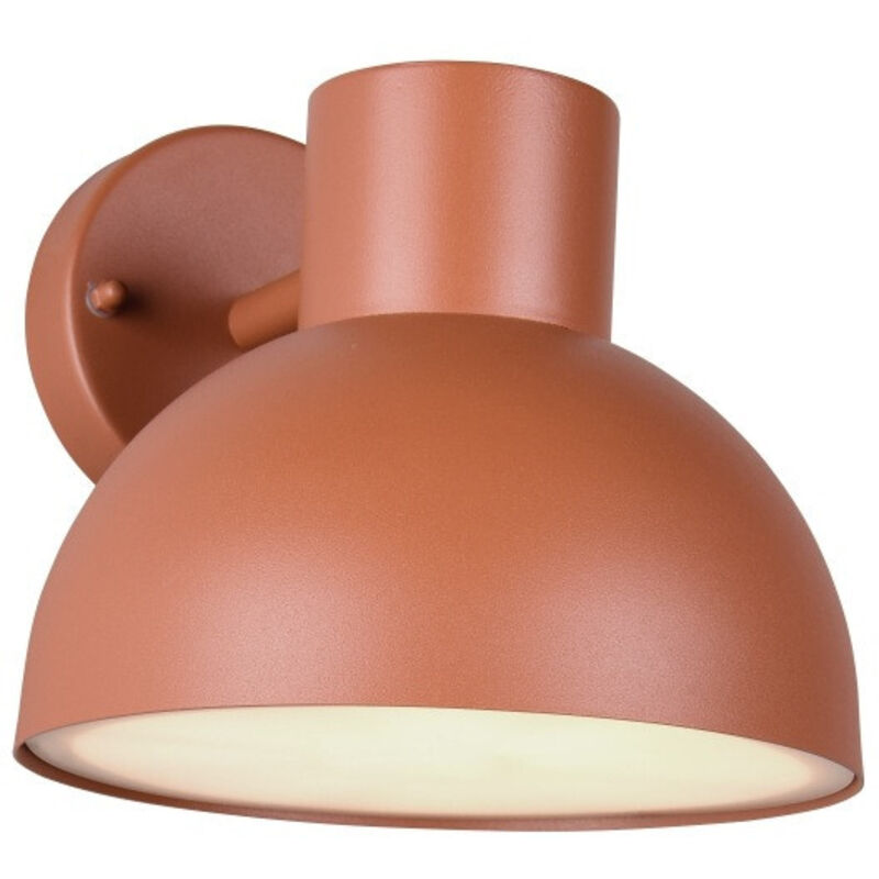 Applique de jardin, Applique outdoor IP44 Elbe Terracotta en Metal Trio