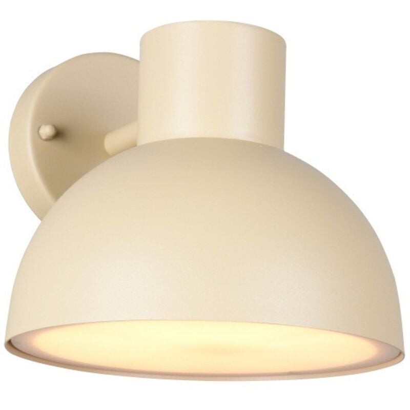 Applique de jardin, Applique outdoor IP44 Elbe Beige en Metal Trio