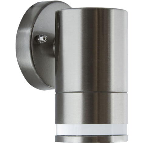 Applique de jardin d'extérieur, façade, TARAS WLL GU10 IP54, acier inoxydable
