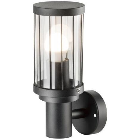 Applique de jardin d'extérieur Fiord E27 IP44 noire Goldlux