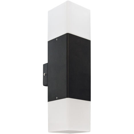 Applique de jardin d'extérieur GRYF 2xE27 D IP54 noire