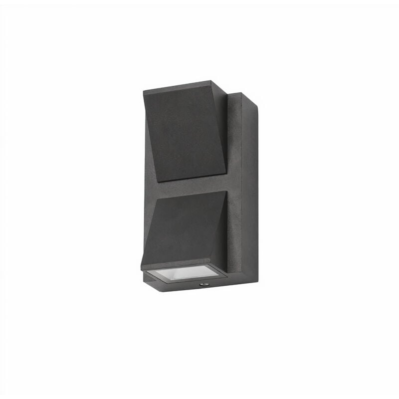 Aplique Ip54 Loyd Double Emission Led 4,1W 3000K Negro 155Lm