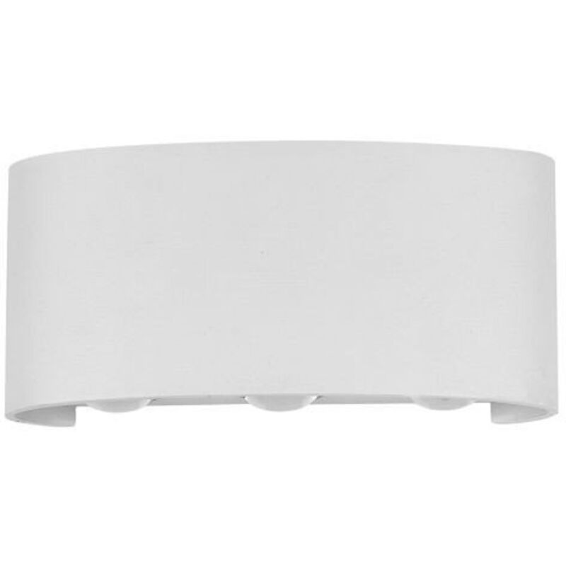 Gilberto - Applique Murale Extérieure led Moderne Blanc, Blanc Chaud 3000K 420lm, IP44 - Italux Gilberto - Applique Murale Extérieure led Moderne Blanc, Blanc Chaud 3000K 420lm, IP44 - Italux