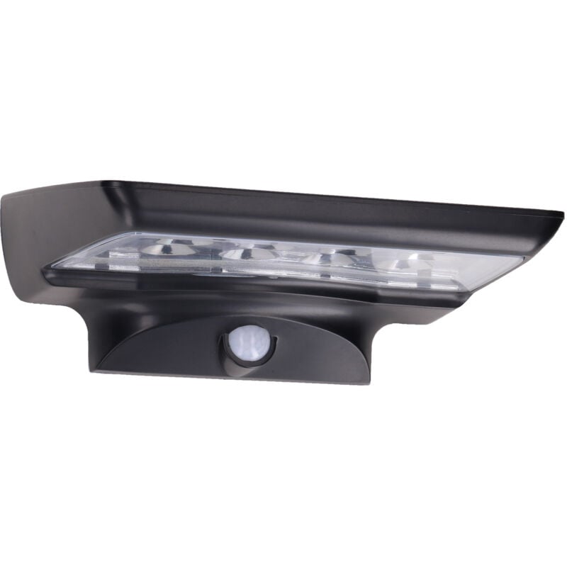 Solar 350 Aplique exerior con luz led en blanco frio 6000K en color negro