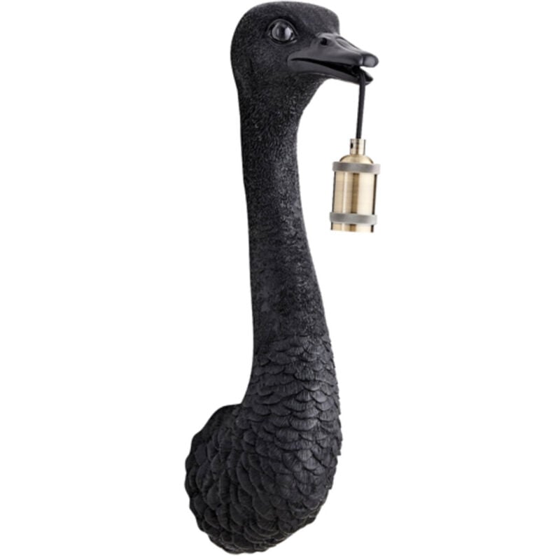 Light&living - applique murale - Ostrich - noir - plastique -
