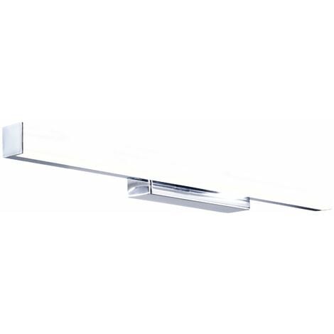 Applique de salle de bain 53cm chrome (16W 1280lm 4000K IP44) - Voltman