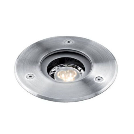 applique de sol encastrée - aric aquasol mini - gu10 - inox - rond - aric 4648